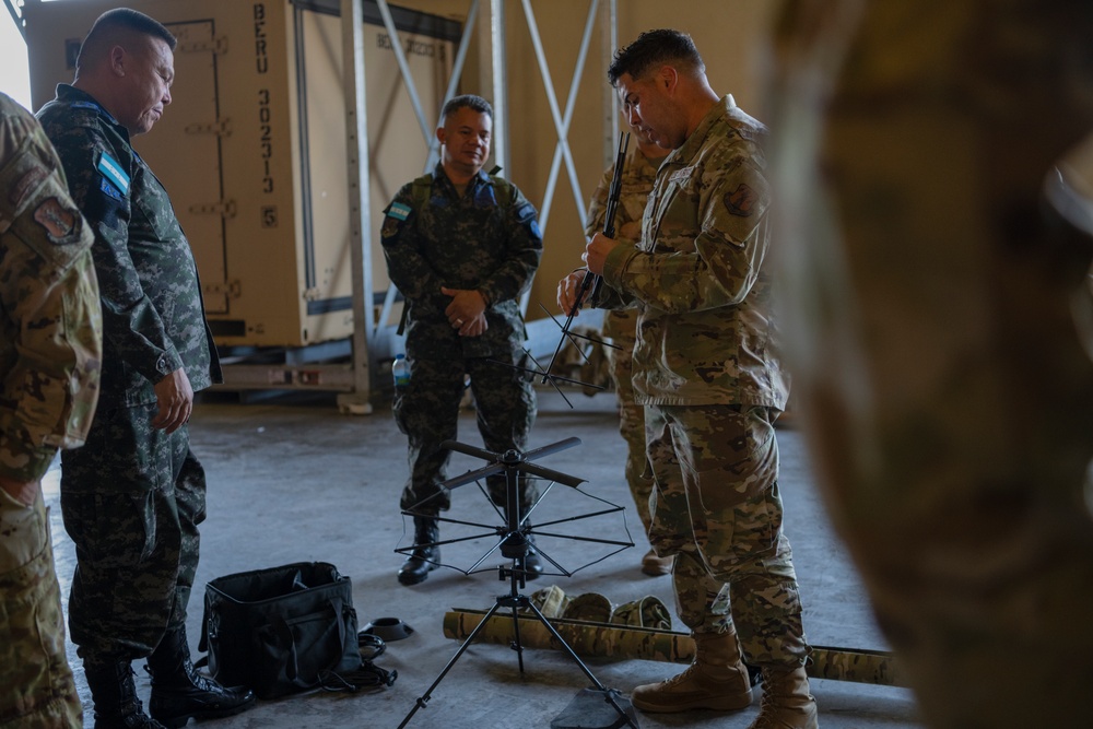 Partnership Program Honduran air force and Puerto Rico Air National Guard Senior Leaders engagement at the 156th