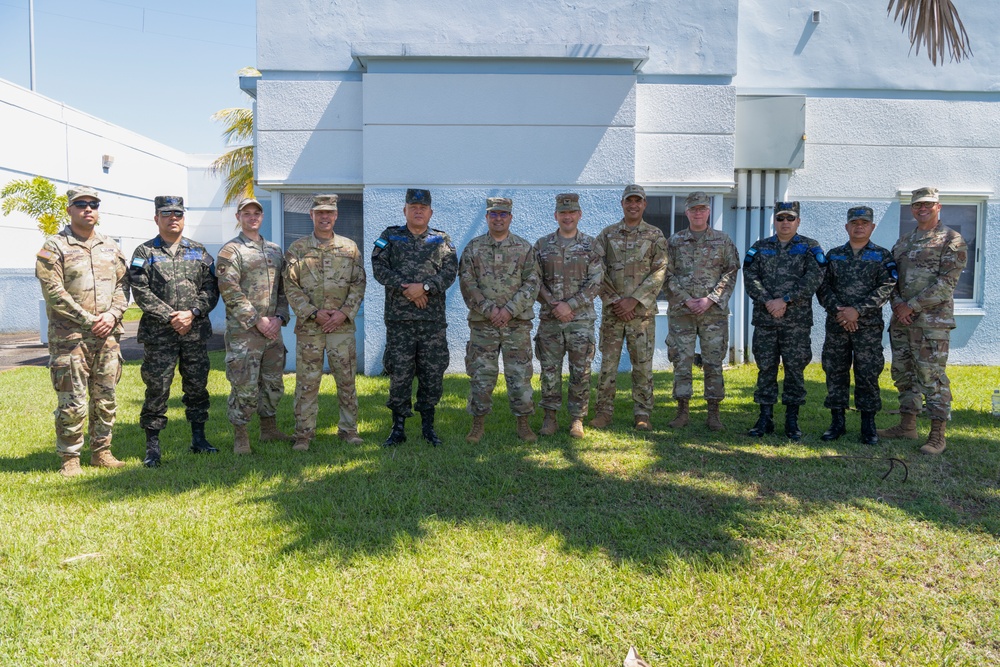 Partnership Program Honduran air force and Puerto Rico Air National Guard Senior Leaders engagement at the 156th