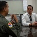 FAA Traffic Control Tower manager Carlos Perez-Aldoy visits the 15th Wing