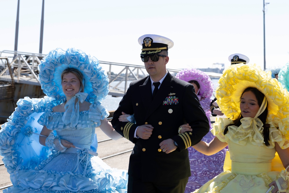 USS McFaul Mardi Gras 2025