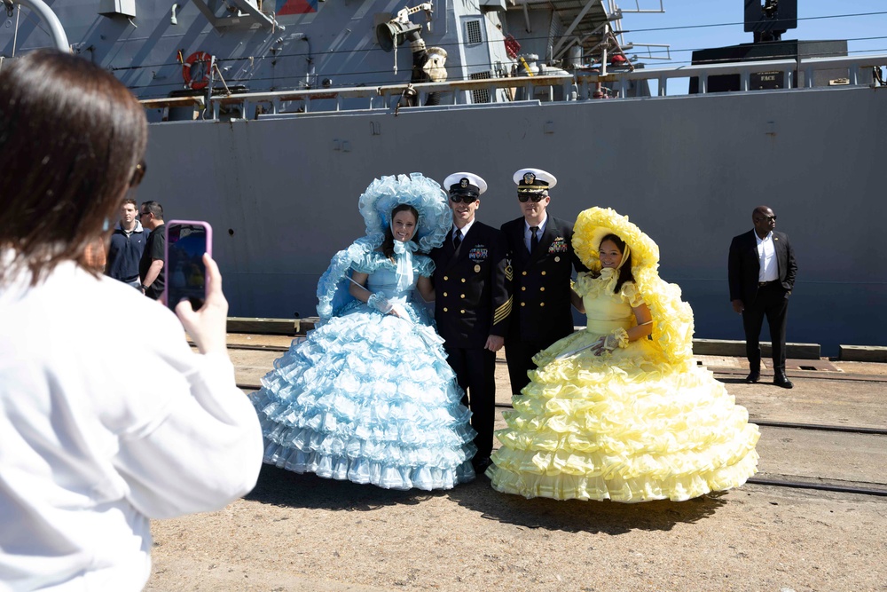 USS McFaul Mardi Gras 2025