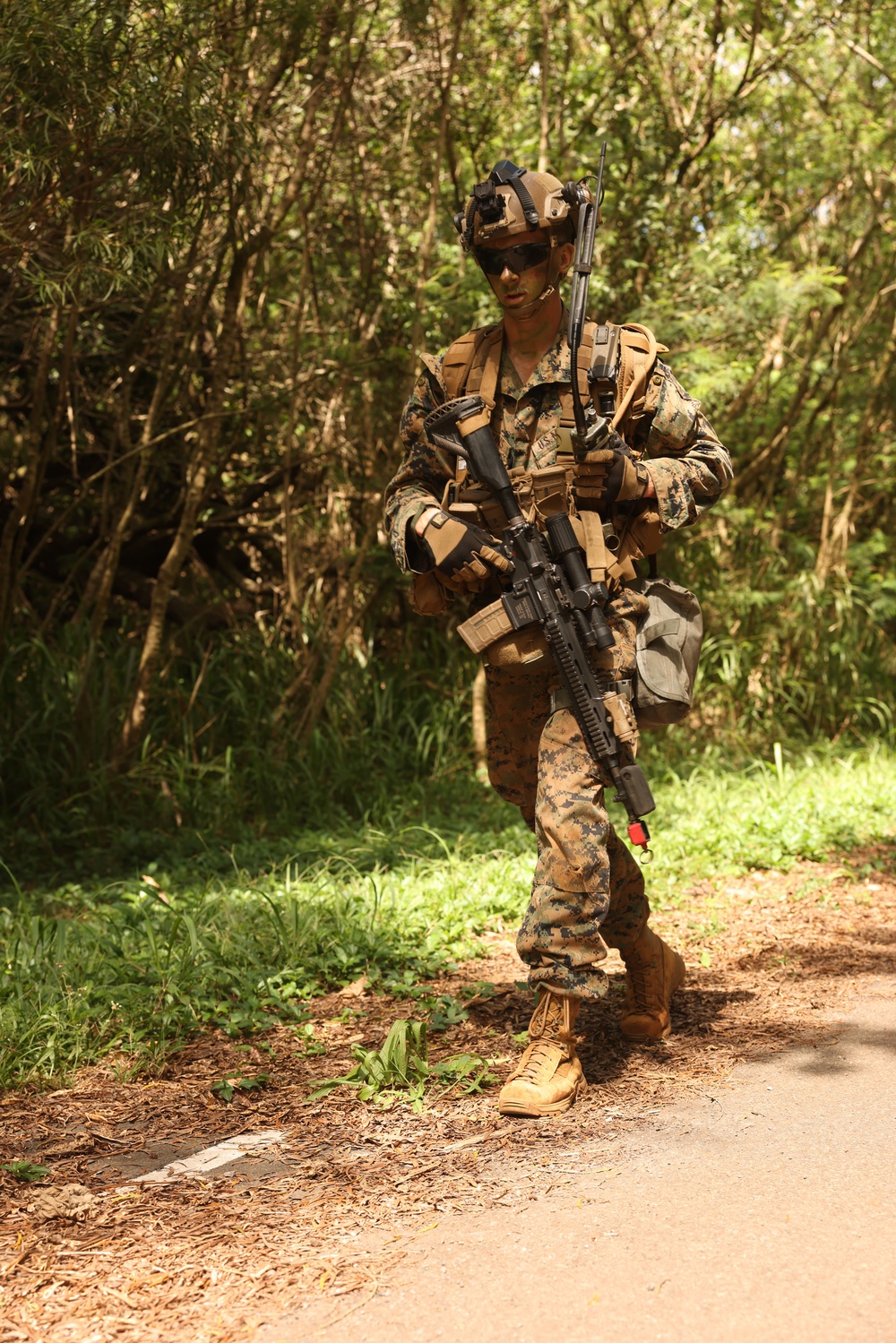 Students at SOI-W Participate in the Advanced Infantry Marine Course at Kahuku Training Area