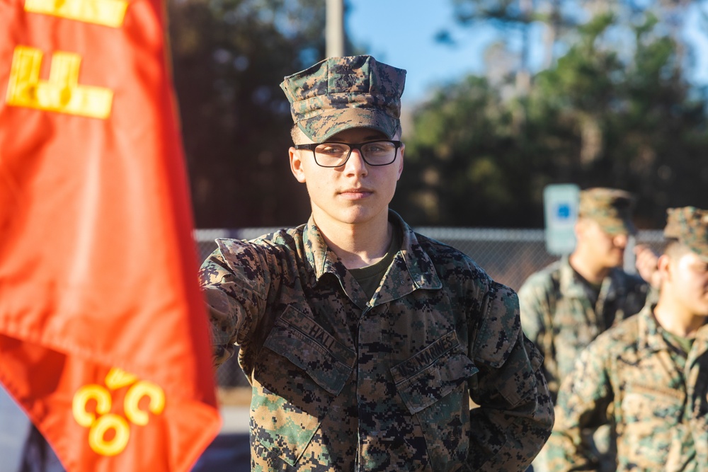 Headquarters and Service Battalion Conduct a 10km Hike