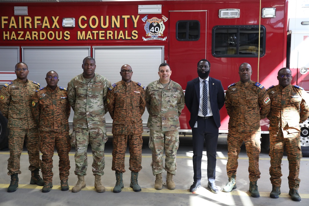 D.C. National Guard SPP hosts Burkina Faso during Emergency Operations SMEE