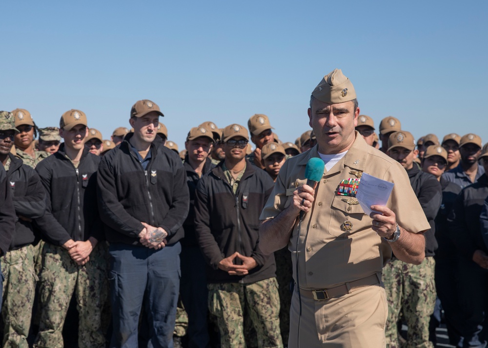 Kearsarge Conducts Chief Pinning Ceremony