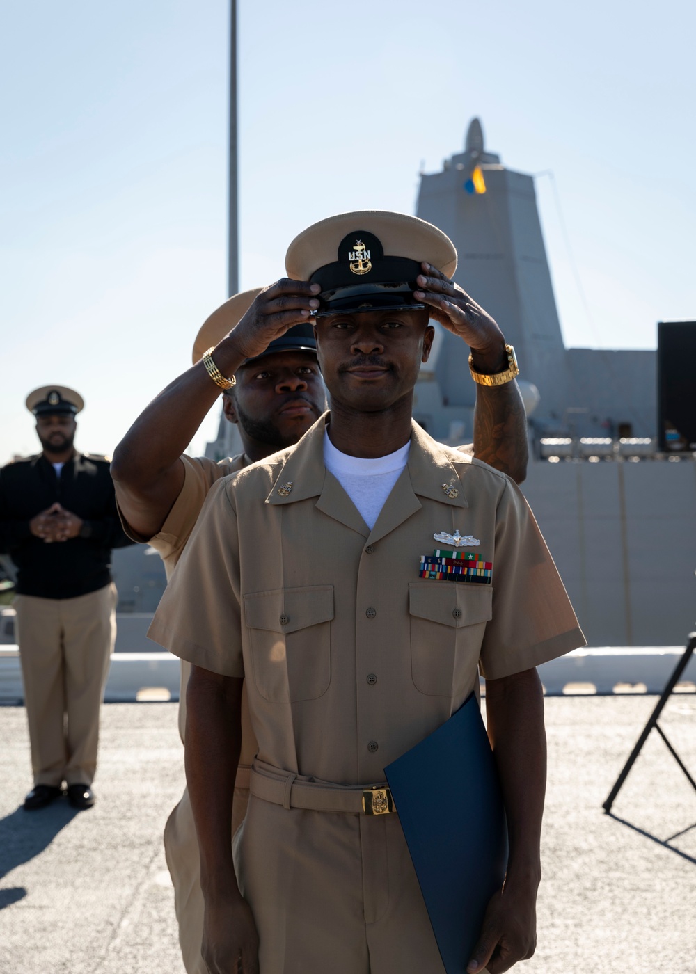 Kearsarge Conducts Chief Pinning Ceremony