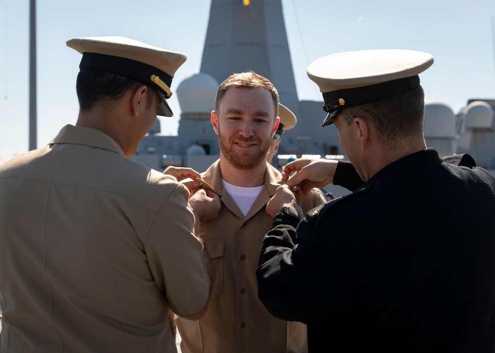 Kearsarge Conducts Chief Pinning Ceremony