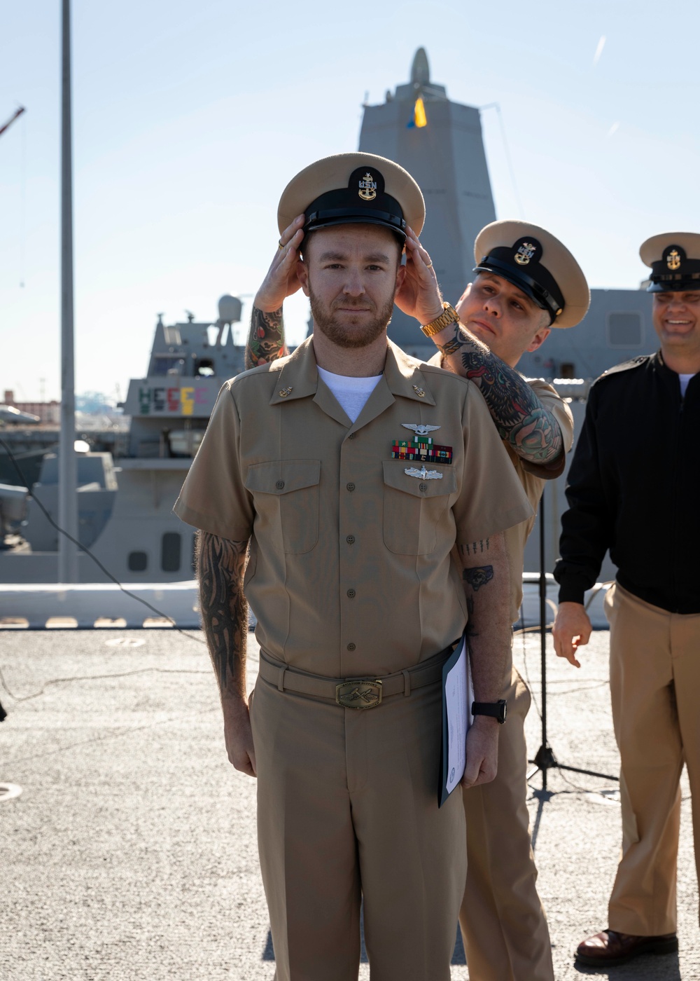 Kearsarge Conducts Chief Pinning Ceremony