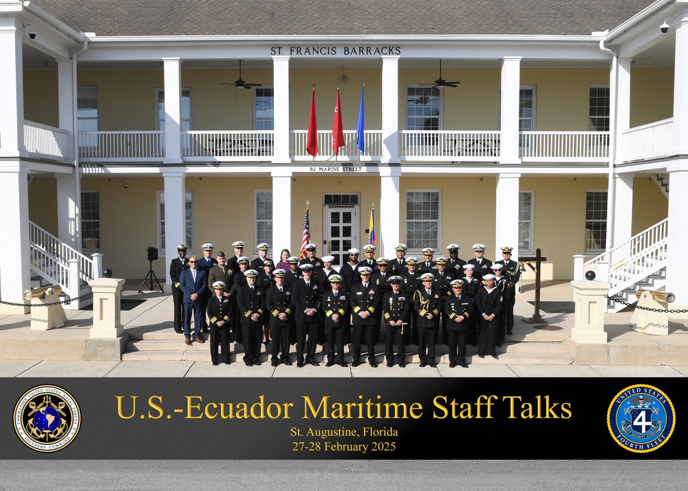 U.S. 4th Fleet Conducts Maritime Staff Talks with Ecuador