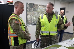 USACE General tours Tyndall AFB rebuild