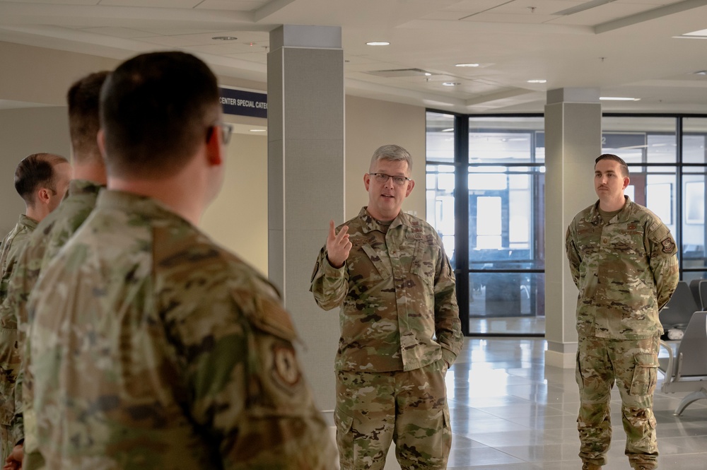 Leadership in action: Brig. Gen. Anthony Babcock visits Team Charleston