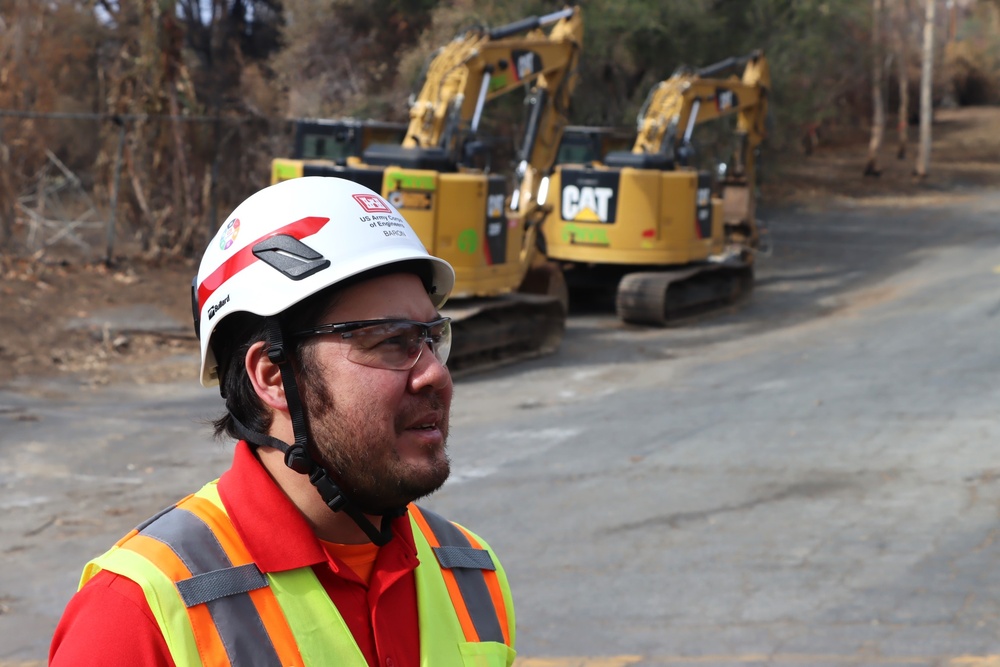 SPL Emergency Management Specialist surveys two schools burned in the Eaton Fires