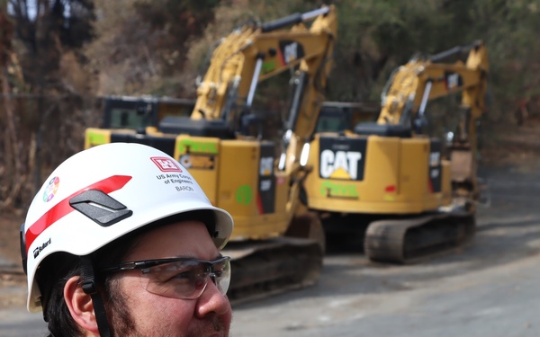 SPL Emergency Management Specialist surveys two schools burned in the Eaton Fires