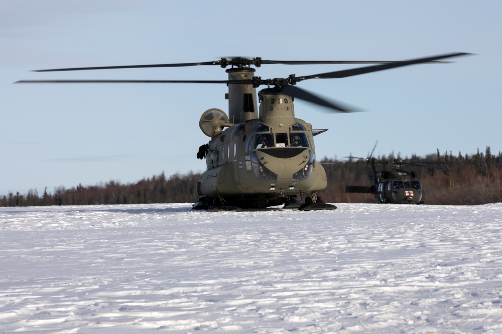 Army and AKARNG aviators support SOCNORTH arctic medical training exercise