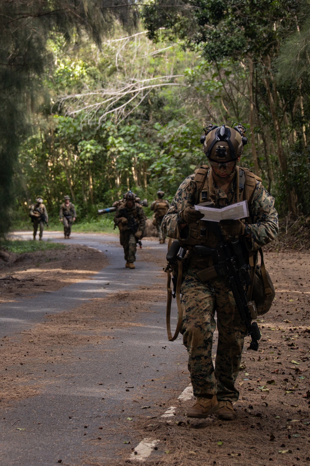 Students at SOI-West Participate in the Advanced Infantry Marine Course at Kahuku Training Area