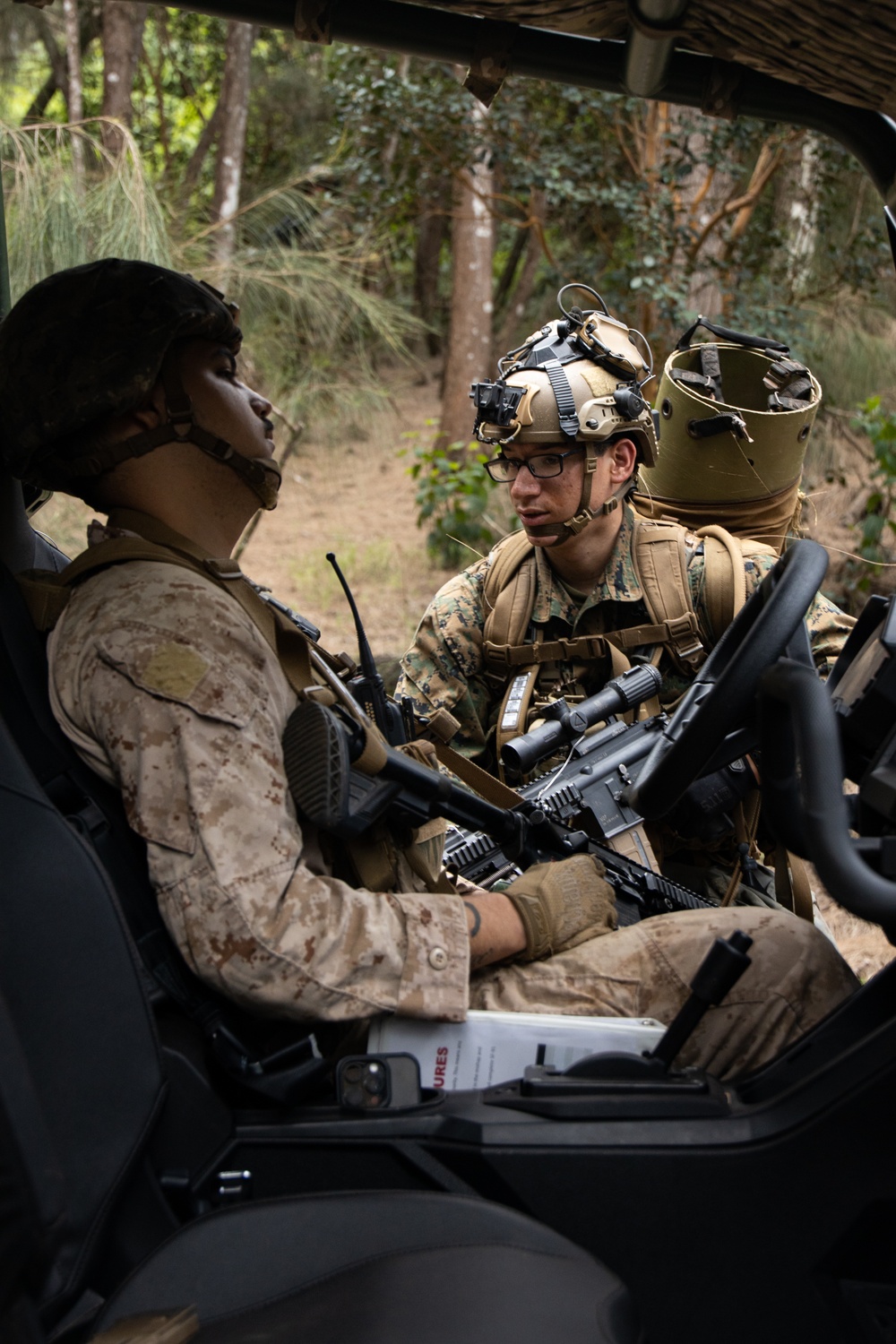 At the Crack of Dawn: Students at SOI-West Participate in the Advanced Infantry Marine Course at Kahuku Training Area
