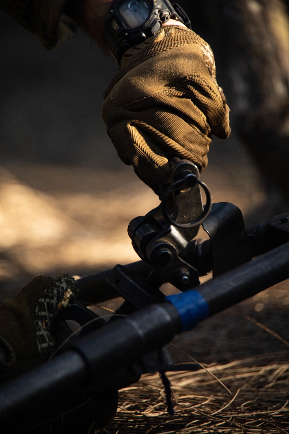 At the Crack of Dawn: Students at SOI-West Participate in the Advanced Infantry Marine Course at Kahuku Training Area