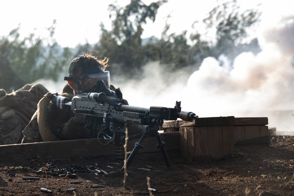 Storming the Fortress: Students at SOI-West Participate in the Advanced Infantry Marine Course at Kahuku Training Area