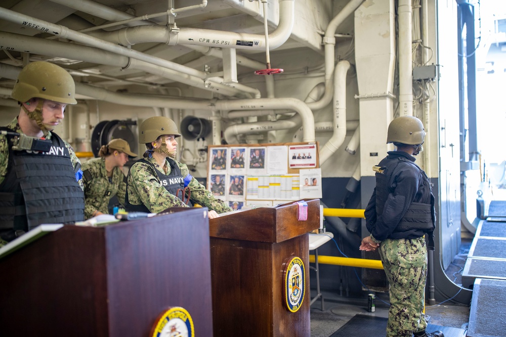 Tripoli Conducts Advanced ATFP Drill