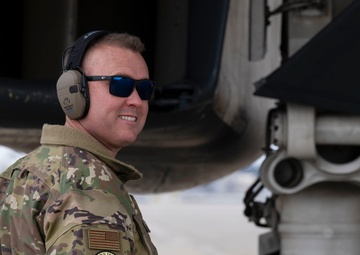 The 34th Expeditionary Bomb Squadron B-1B Lancer conducts final hot pit refuel operations during BTF 25-1 at Misawa Air Base, Japan