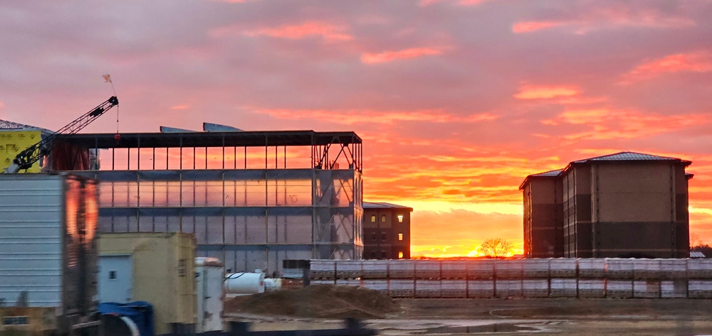 Fort McCoy’s East Barracks Project more than 25 percent complete; framing, sheeting continues as March 2025 begins