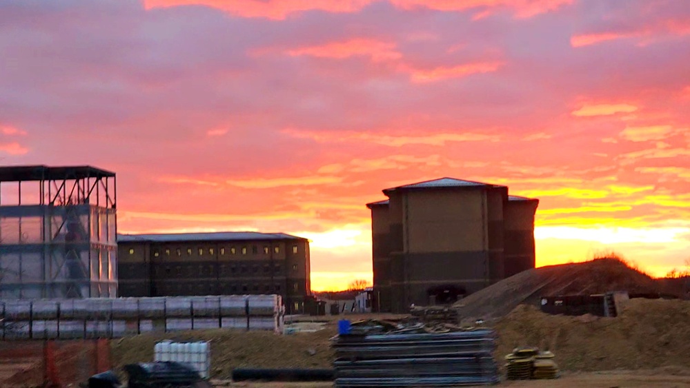 Fort McCoy’s East Barracks Project more than 25 percent complete; framing, sheeting continues as March 2025 begins