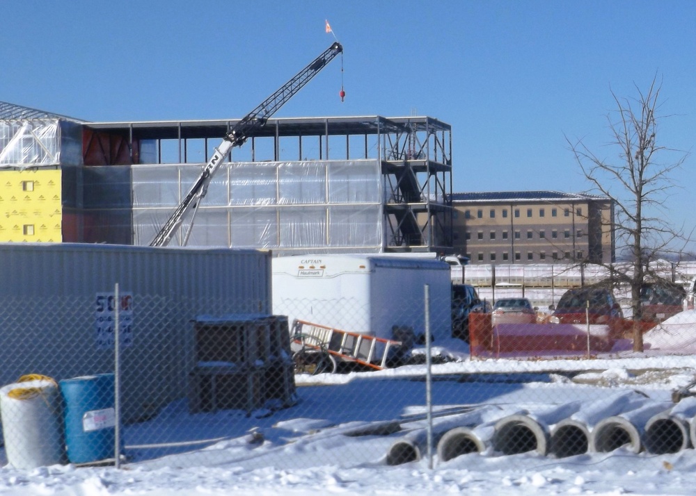 Fort McCoy’s East Barracks Project more than 25 percent complete; framing, sheeting continues as March 2025 begins