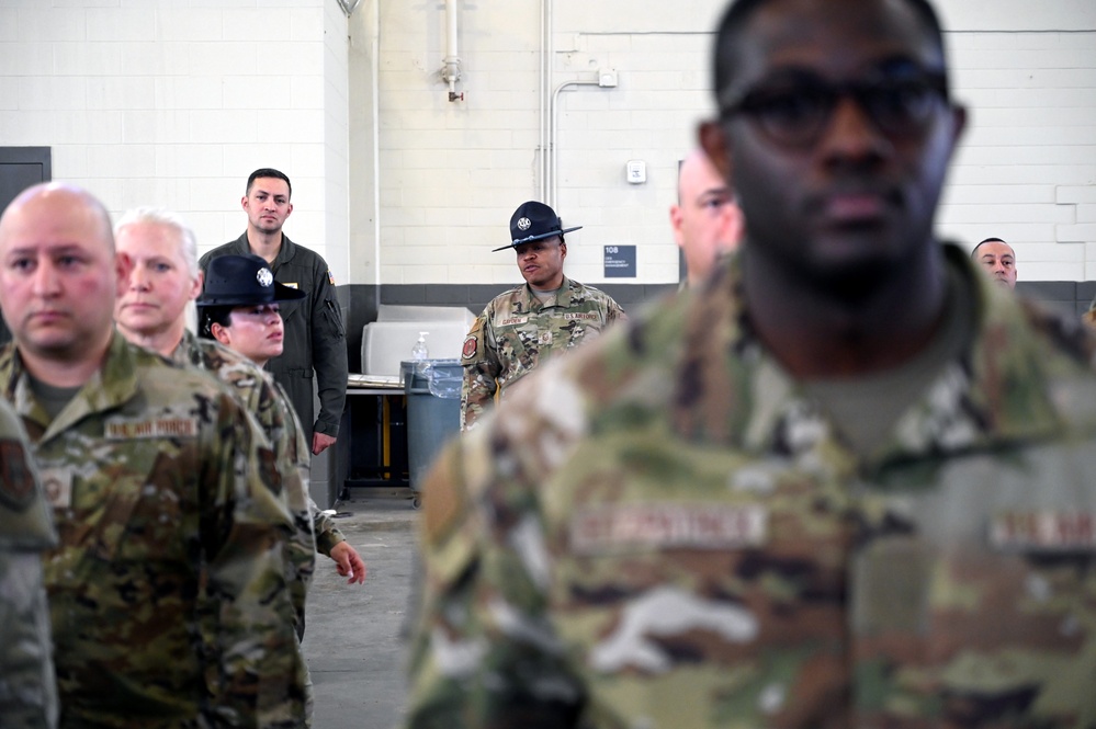 433rd Airmen Prepare for Open Ranks Inspections