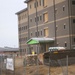 February 2025 barracks construction operations for South Barracks Project at Fort McCoy