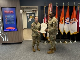 Reenlistment of SGT Darrel Blount