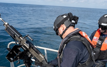 U.S. Coast Guard Station Los Angeles-Long Beach takes the range to the water