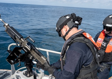 U.S. Coast Guard Station Los Angeles-Long Beach takes the range to the water