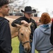 Marine units visit Alief Taylor High School