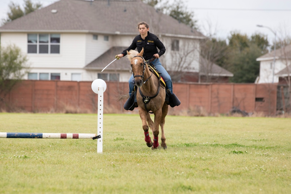 Marine units visit Alief Taylor High School