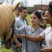 Marine units visit Alief Taylor High School