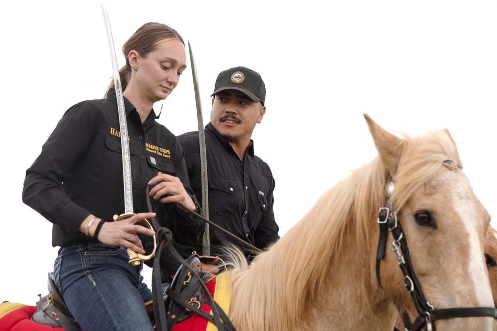 Marine units visit Alief Taylor High School