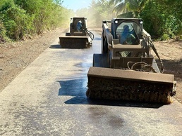 USAF engineers work to restore WWII era airfield