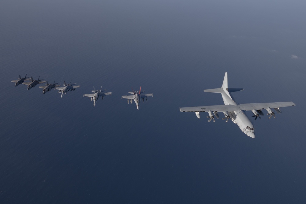 Project Legacy: Marine Aircraft Group 11 formation flight