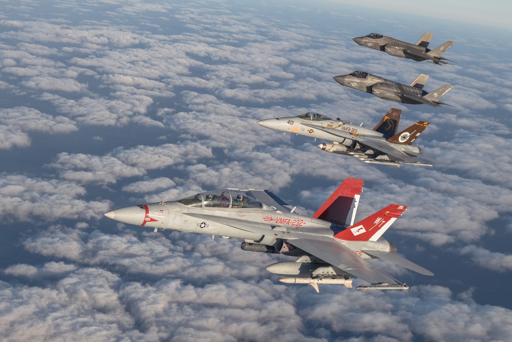 Project Legacy: Marine Aircraft Group 11 formation flight