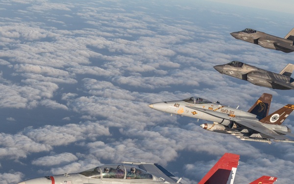 Project Legacy: Marine Aircraft Group 11 formation flight