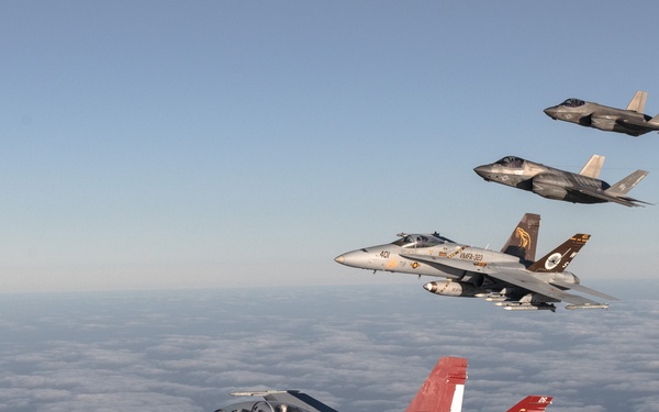 Project Legacy: Marine Aircraft Group 11 formation flight