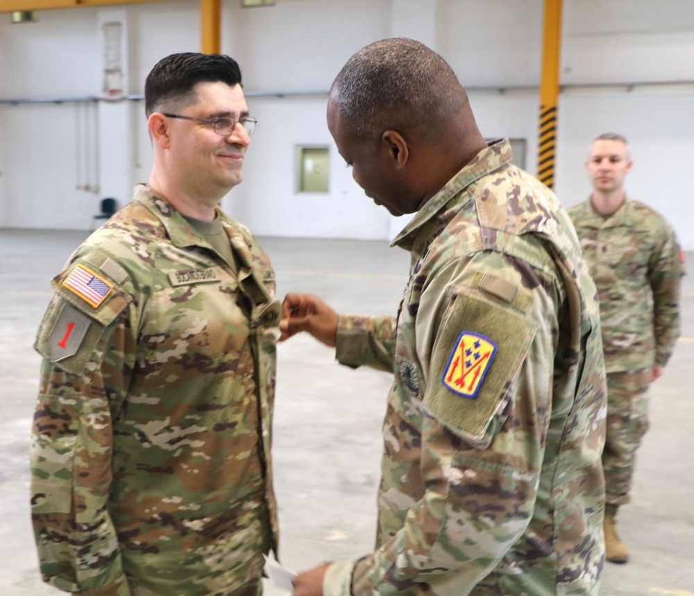 Echo Company, 5th Battalion, 4th Air Defense Artillery Regiment Assumption of Responsibility.