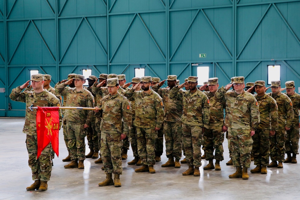 Echo Company, 5th Battalion, 4th Air Defense Artillery Regiment Assumption of Responsibility.