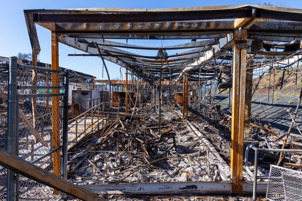Wildfire Aftermath at Marquez Elementary