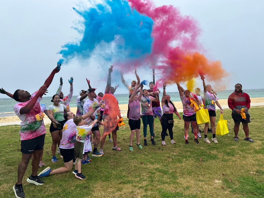 USAG Okinawa Kicks Off AER Campaign in the Rain