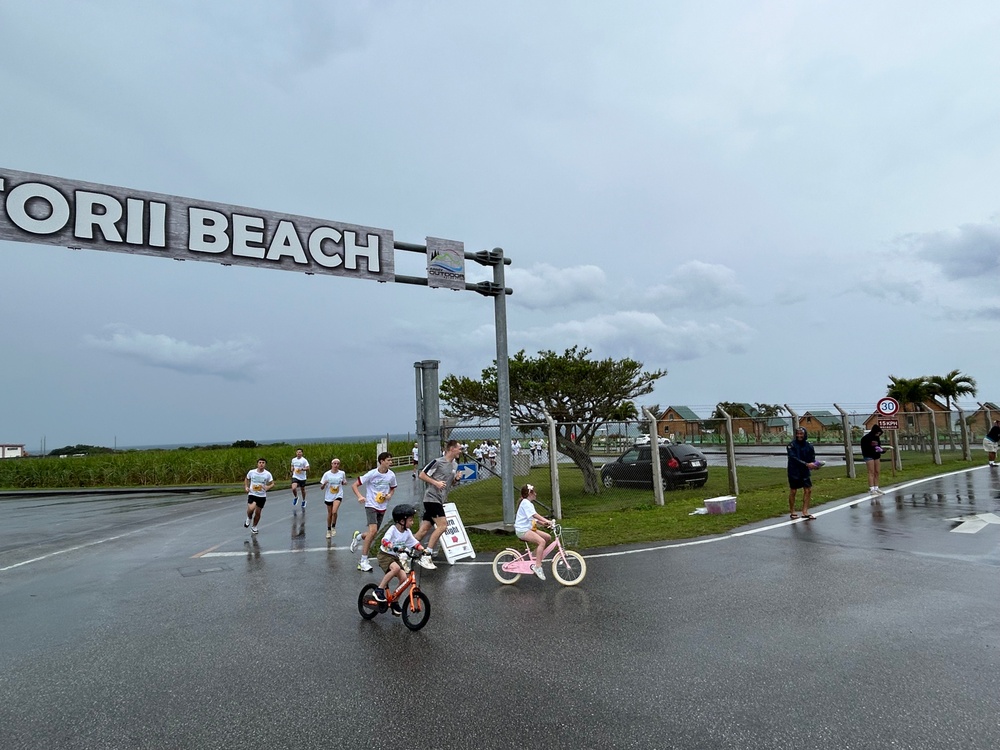 USAG Okinawa Kicks Off AER Campaign in the Rain