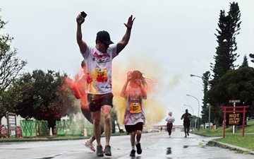 USAG Okinawa Kicks Off AER Campaign in the Rain