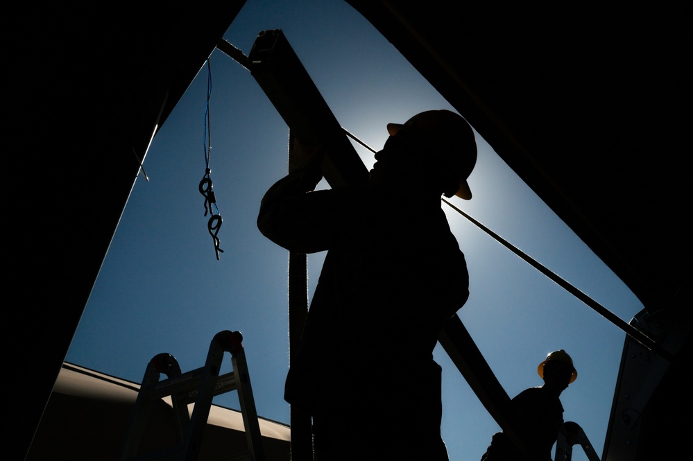BEAR Base at Holloman Air Force Base hosts Large Area Shelter Maintenance and Repair course