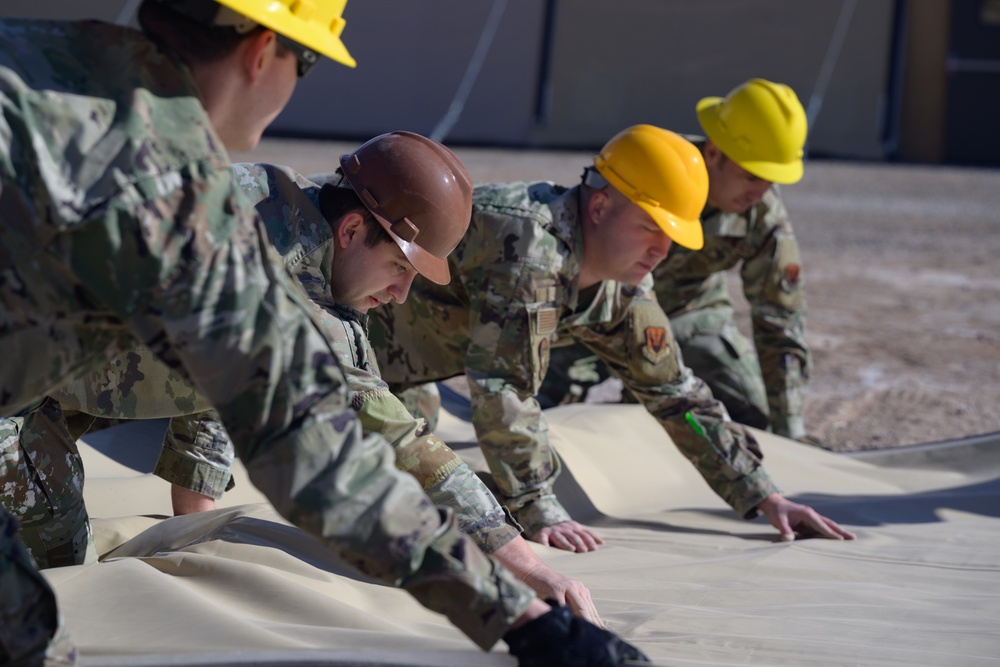 BEAR Base at Holloman Air Force Base hosts Large Area Shelter Maintenance and Repair course