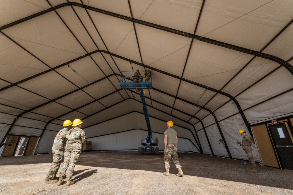 BEAR Base at Holloman Air Force Base hosts Large Area Shelter Maintenance and Repair course